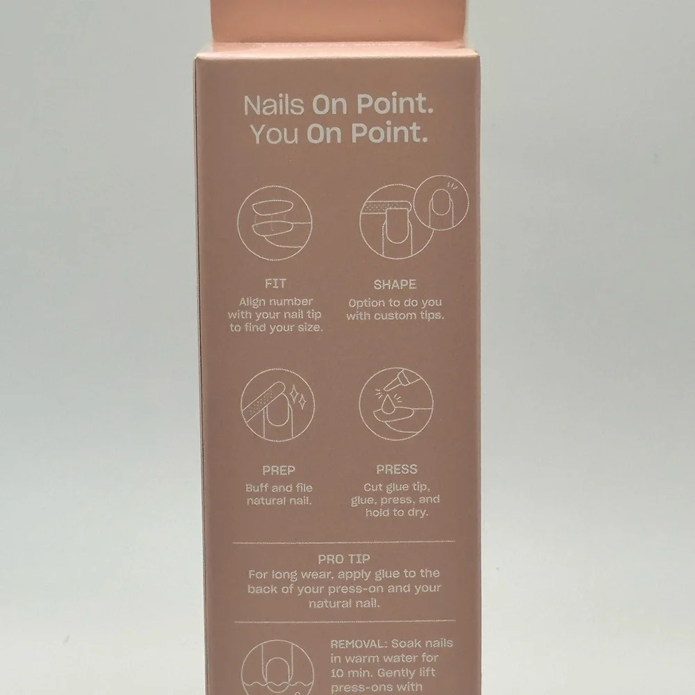 OPI On Point Press-On Nails Kit-Pleasure to Petunya